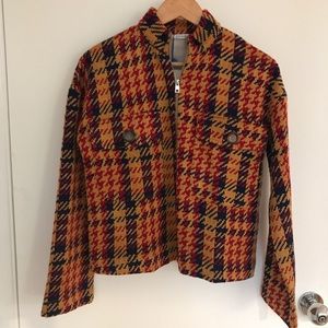 Zara Womens Plaid Jacket S